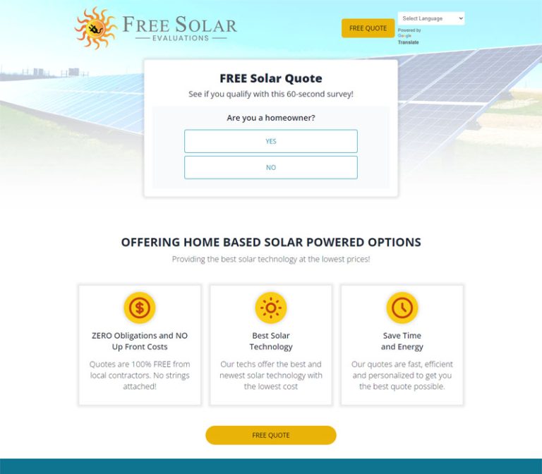Free Solar Evaluations